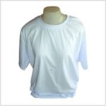 BABY LOOK BRANCA M/C FIO 30 PENTEADA-X1